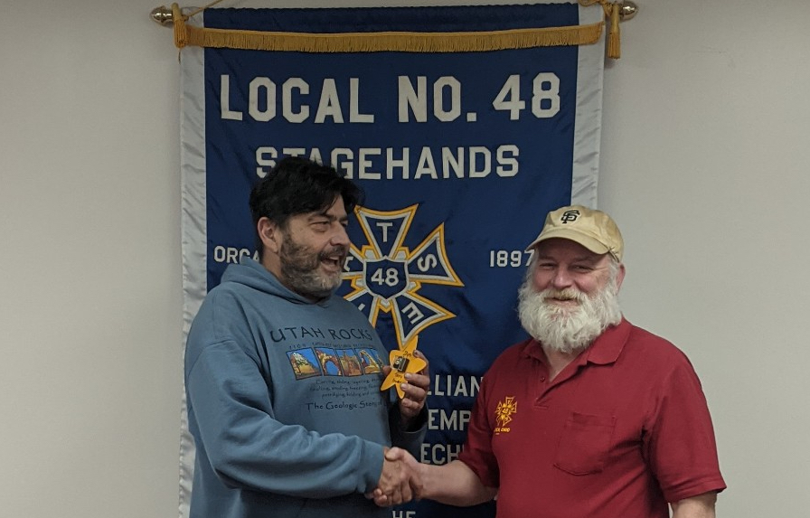 Terry Powers Receives His 20 Year Service Pin!